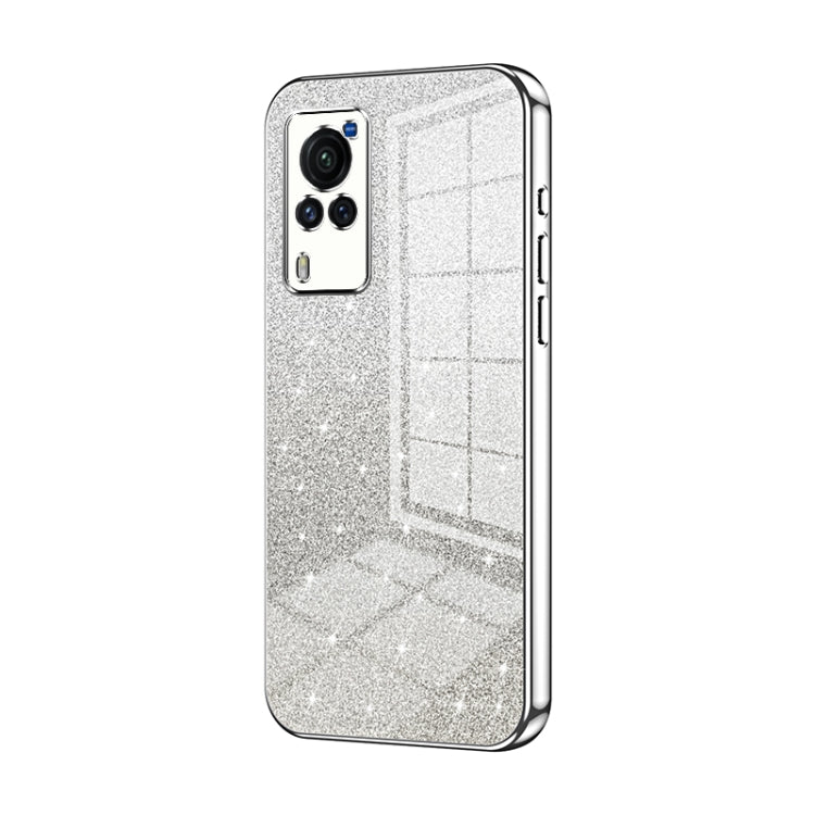 Gradient Glitter Powder Electroplated Phone Case