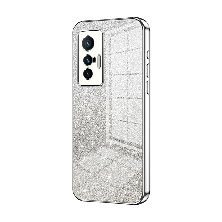 Gradient Glitter Powder Electroplated Phone Case
