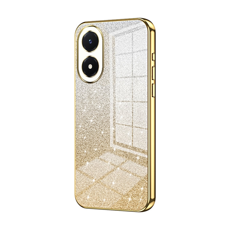 Gradient Glitter Powder Electroplated Phone Case