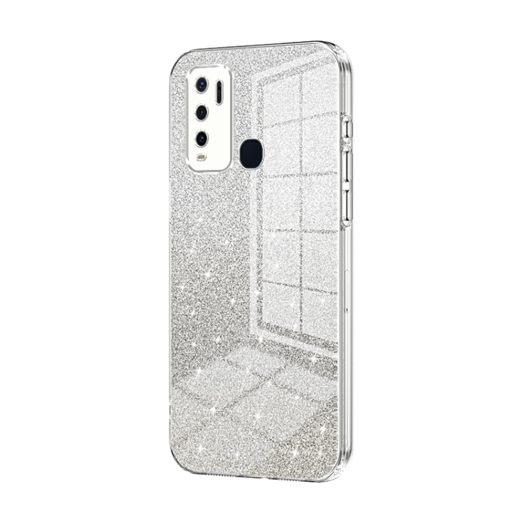 Gradient Glitter Powder Electroplated Phone Case