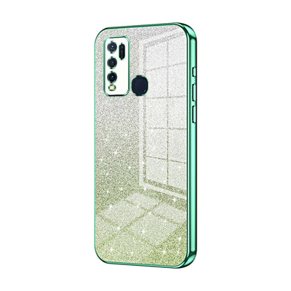 Gradient Glitter Powder Electroplated Phone Case