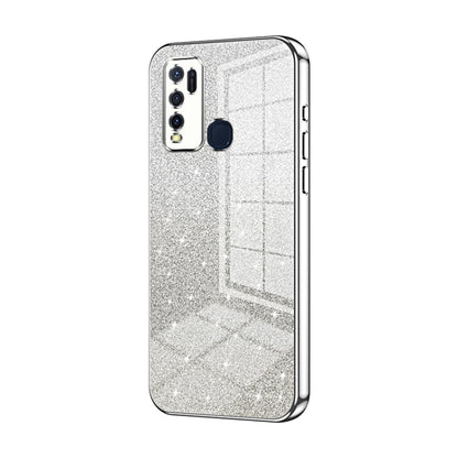 Gradient Glitter Powder Electroplated Phone Case