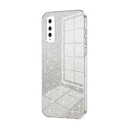 Gradient Glitter Powder Electroplated Phone Case