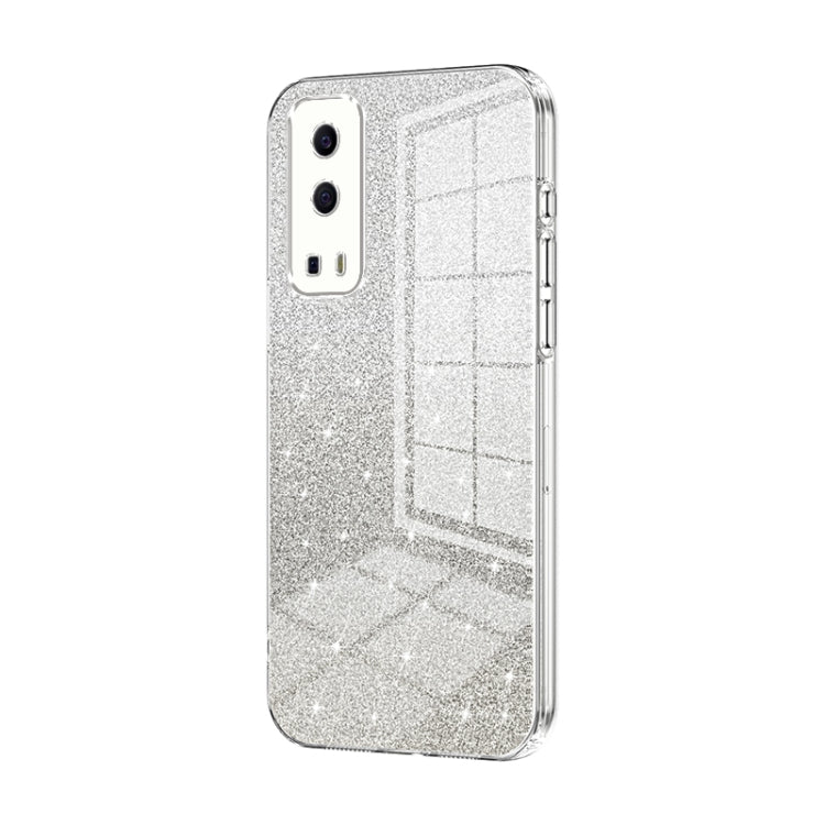 Gradient Glitter Powder Electroplated Phone Case