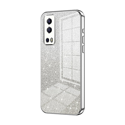 Gradient Glitter Powder Electroplated Phone Case