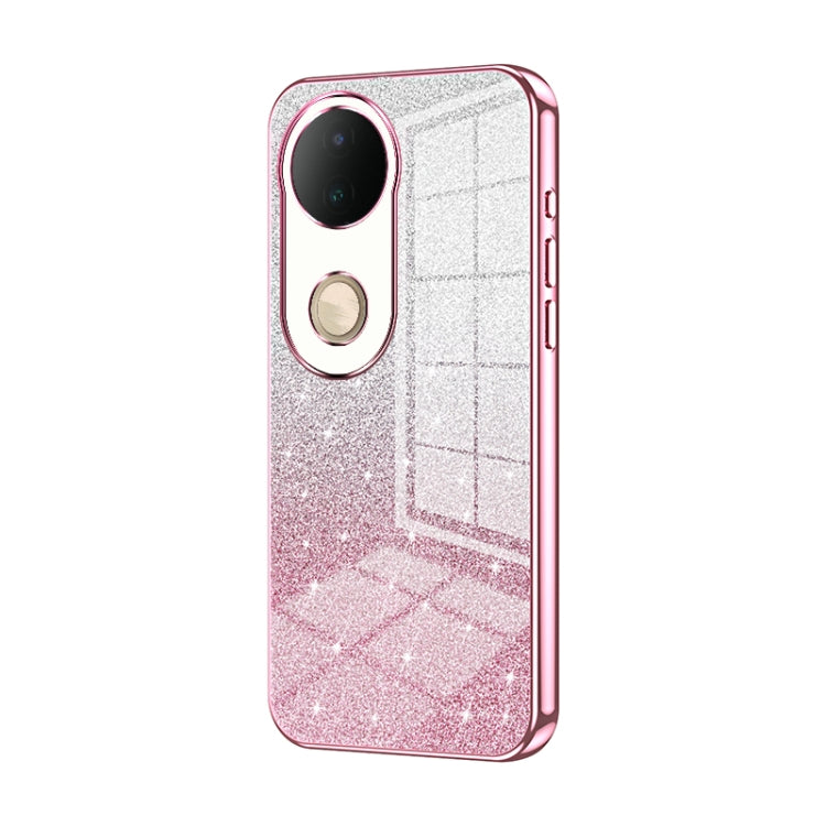 Gradient Glitter Powder Electroplated Phone Case
