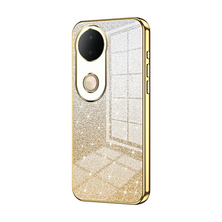 Gradient Glitter Powder Electroplated Phone Case