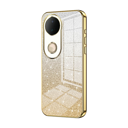 Gradient Glitter Powder Electroplated Phone Case