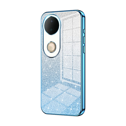 Gradient Glitter Powder Electroplated Phone Case