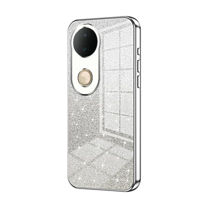 Gradient Glitter Powder Electroplated Phone Case
