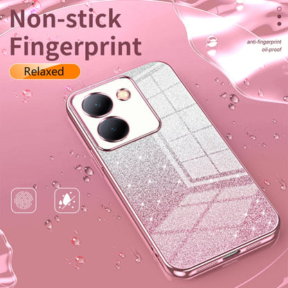 Gradient Glitter Powder Electroplated Phone Case
