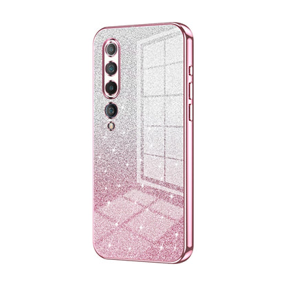 Gradient Glitter Powder Electroplated Phone Case, For Xiaomi Mi 10 Ultra, For Xiaomi Mi 10 Pro 5G, For Xiaomi Mi 10 5G