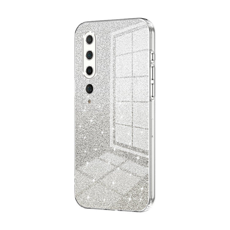 Gradient Glitter Powder Electroplated Phone Case, For Xiaomi Mi 10 Ultra, For Xiaomi Mi 10 Pro 5G, For Xiaomi Mi 10 5G