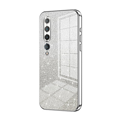 Gradient Glitter Powder Electroplated Phone Case, For Xiaomi Mi 10 Ultra, For Xiaomi Mi 10 Pro 5G, For Xiaomi Mi 10 5G