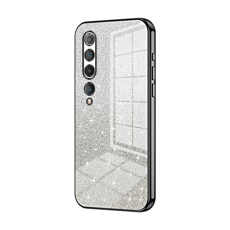 Gradient Glitter Powder Electroplated Phone Case, For Xiaomi Mi 10 Ultra, For Xiaomi Mi 10 Pro 5G, For Xiaomi Mi 10 5G