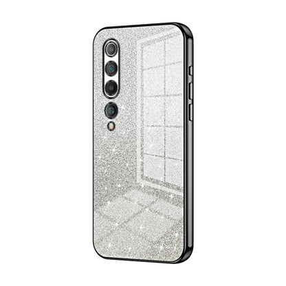Gradient Glitter Powder Electroplated Phone Case, For Xiaomi Mi 10 Ultra, For Xiaomi Mi 10 Pro 5G, For Xiaomi Mi 10 5G