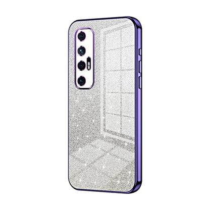 Gradient Glitter Powder Electroplated Phone Case, For Xiaomi Mix 4, For Xiaomi Mi 10S, For Xiaomi Mi 11 Ultra