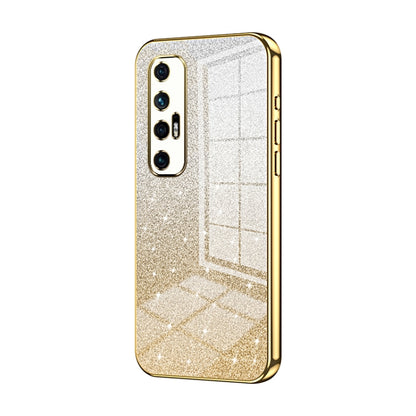 Gradient Glitter Powder Electroplated Phone Case, For Xiaomi Mix 4, For Xiaomi Mi 10S, For Xiaomi Mi 11 Ultra