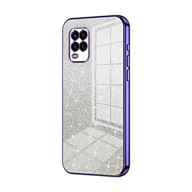 Gradient Glitter Powder Electroplated Phone Case, For Xiaomi Mi 11 Pro, For Xiaomi Mi 11, For Xiaomi Mi 10 Lite 5G