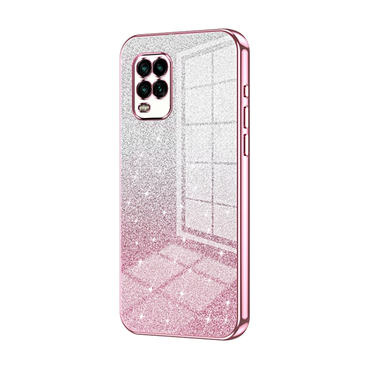 Gradient Glitter Powder Electroplated Phone Case