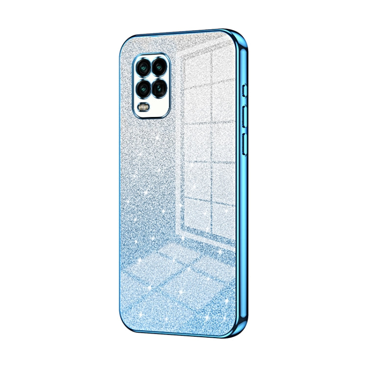 Gradient Glitter Powder Electroplated Phone Case, For Xiaomi Mi 11 Pro, For Xiaomi Mi 11, For Xiaomi Mi 10 Lite 5G