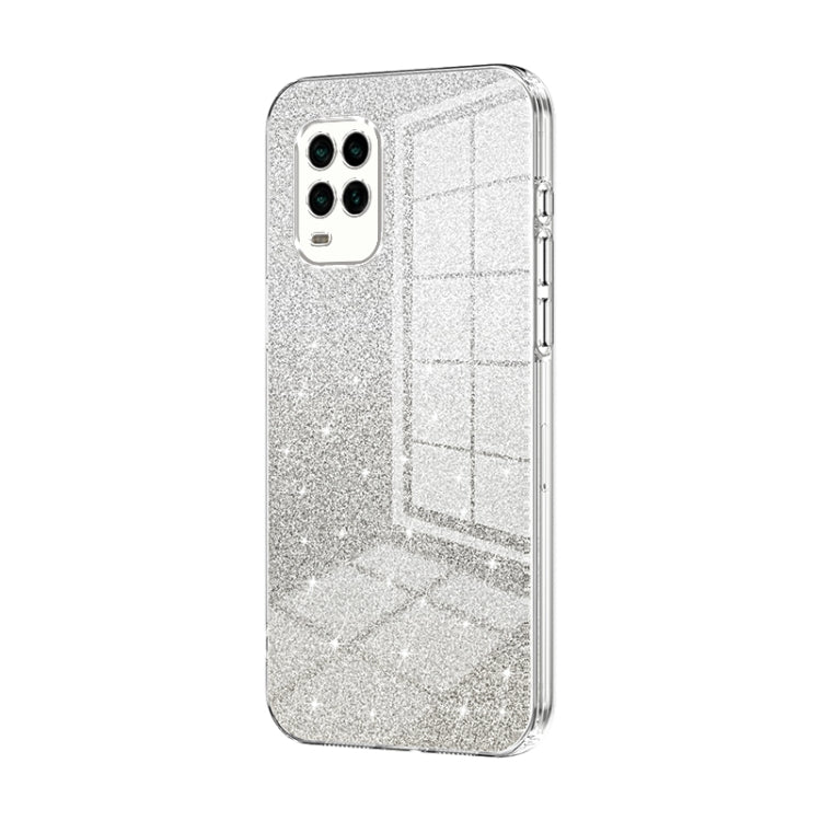 Gradient Glitter Powder Electroplated Phone Case, For Xiaomi Mi 11 Pro, For Xiaomi Mi 11, For Xiaomi Mi 10 Lite 5G