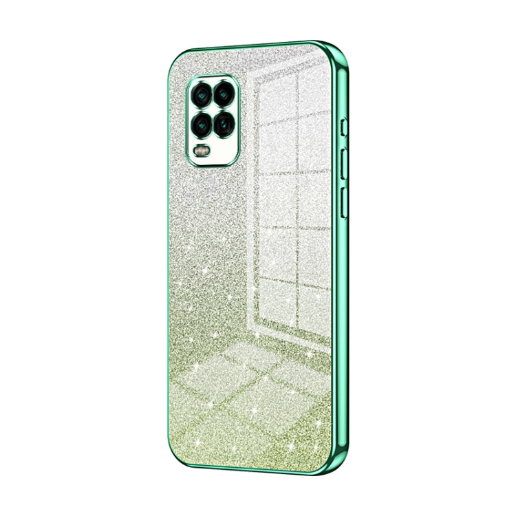 Gradient Glitter Powder Electroplated Phone Case, For Xiaomi Mi 11 Pro, For Xiaomi Mi 11, For Xiaomi Mi 10 Lite 5G