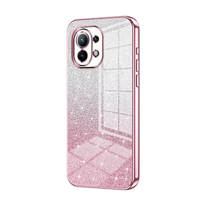 Gradient Glitter Powder Electroplated Phone Case