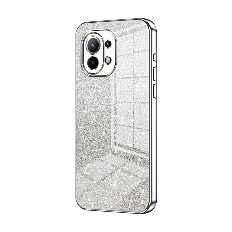 Gradient Glitter Powder Electroplated Phone Case
