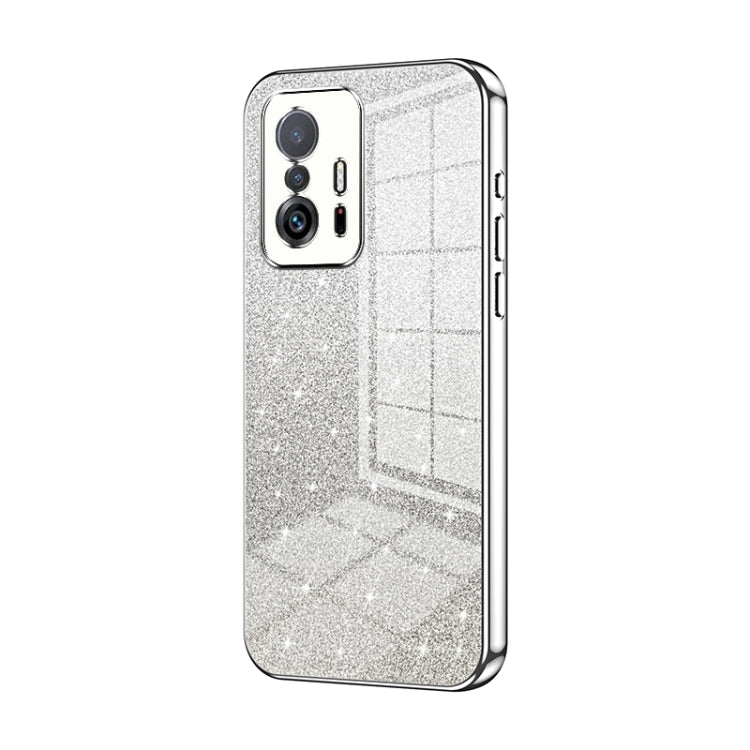 Gradient Glitter Powder Electroplated Phone Case, For Xiaomi 12 / 12X, For Xiaomi Mi 11 Lite 4G / 5G, For Xiaomi 11T / 11T Pro