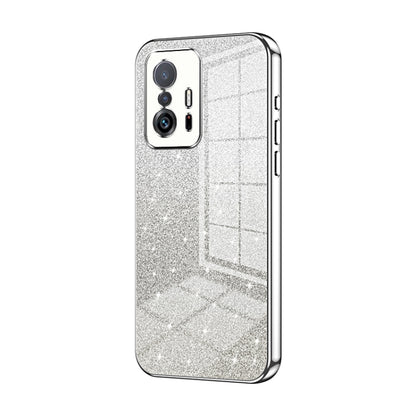 Gradient Glitter Powder Electroplated Phone Case, For Xiaomi 12 / 12X, For Xiaomi Mi 11 Lite 4G / 5G, For Xiaomi 11T / 11T Pro