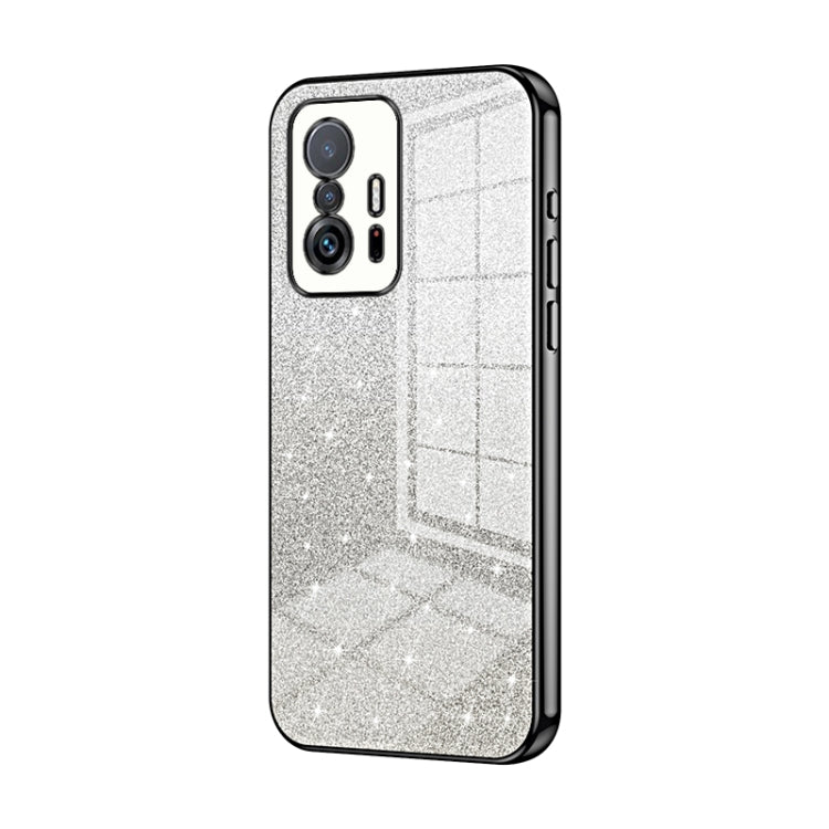 Gradient Glitter Powder Electroplated Phone Case, For Xiaomi 12 / 12X, For Xiaomi Mi 11 Lite 4G / 5G, For Xiaomi 11T / 11T Pro