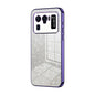 Gradient Glitter Powder Electroplated Phone Case, For Xiaomi Mix 4, For Xiaomi Mi 10S, For Xiaomi Mi 11 Ultra