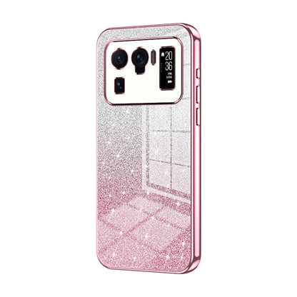 Gradient Glitter Powder Electroplated Phone Case, For Xiaomi Mix 4, For Xiaomi Mi 10S, For Xiaomi Mi 11 Ultra