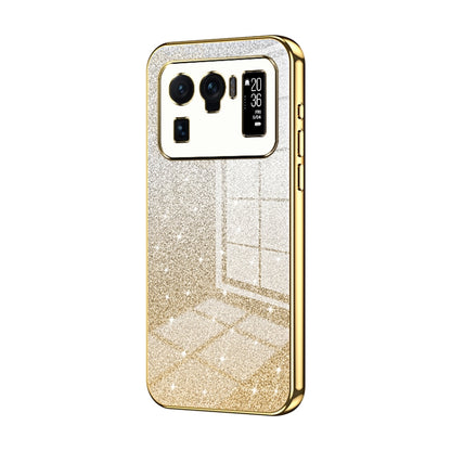 Gradient Glitter Powder Electroplated Phone Case, For Xiaomi Mix 4, For Xiaomi Mi 10S, For Xiaomi Mi 11 Ultra