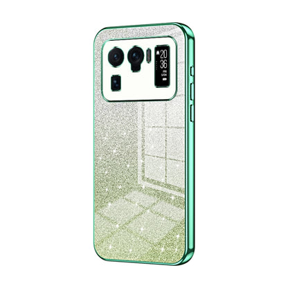 Gradient Glitter Powder Electroplated Phone Case, For Xiaomi Mix 4, For Xiaomi Mi 10S, For Xiaomi Mi 11 Ultra