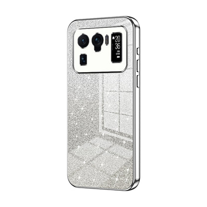 Gradient Glitter Powder Electroplated Phone Case, For Xiaomi Mix 4, For Xiaomi Mi 10S, For Xiaomi Mi 11 Ultra