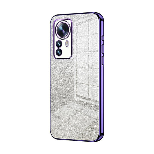 Gradient Glitter Powder Electroplated Phone Case