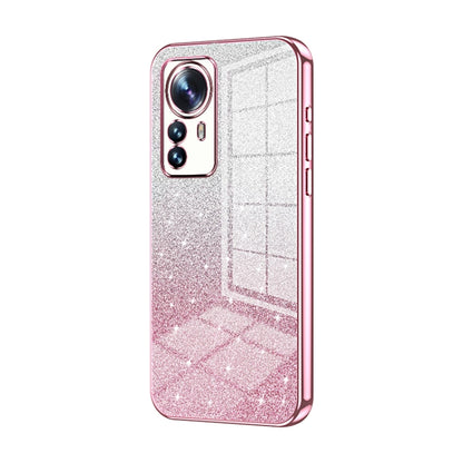 Gradient Glitter Powder Electroplated Phone Case