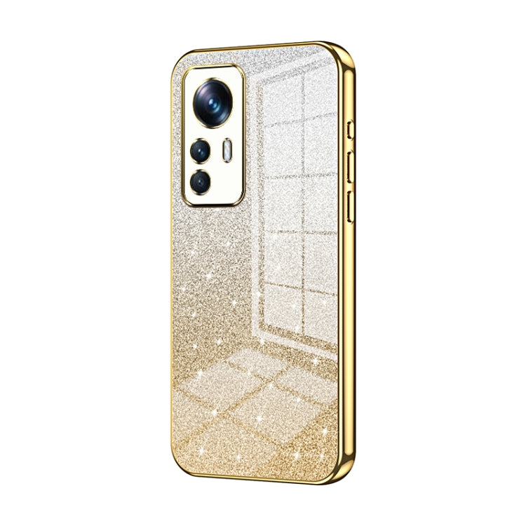 Gradient Glitter Powder Electroplated Phone Case