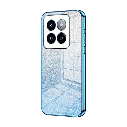 Gradient Glitter Powder Electroplated Phone Case, For Xiaomi 14T, For Xiaomi 14 Ultra, For Xiaomi 14 Pro