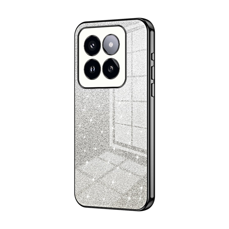 Gradient Glitter Powder Electroplated Phone Case, For Xiaomi 14T, For Xiaomi 14 Ultra, For Xiaomi 14 Pro