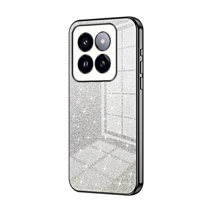 Gradient Glitter Powder Electroplated Phone Case, For Xiaomi 14T, For Xiaomi 14 Ultra, For Xiaomi 14 Pro