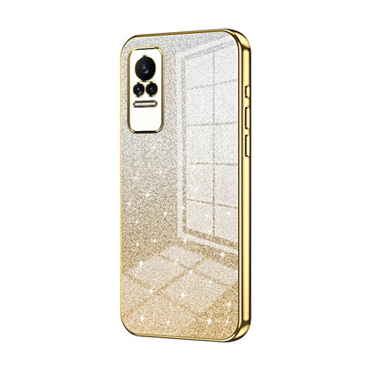 Gradient Glitter Powder Electroplated Phone Case