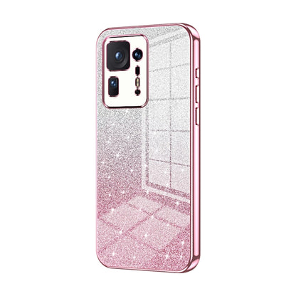 Gradient Glitter Powder Electroplated Phone Case, For Xiaomi Mix 4, For Xiaomi Mi 10S, For Xiaomi Mi 11 Ultra