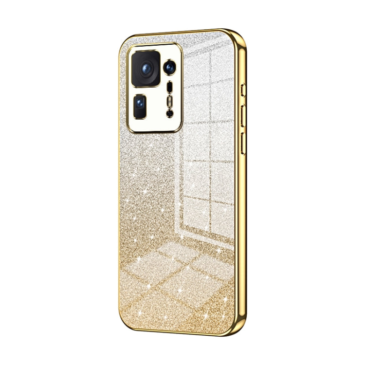 Gradient Glitter Powder Electroplated Phone Case, For Xiaomi Mix 4, For Xiaomi Mi 10S, For Xiaomi Mi 11 Ultra