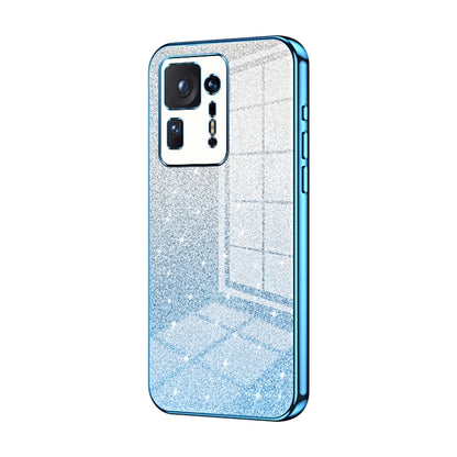 Gradient Glitter Powder Electroplated Phone Case, For Xiaomi Mix 4, For Xiaomi Mi 10S, For Xiaomi Mi 11 Ultra