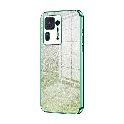 Gradient Glitter Powder Electroplated Phone Case, For Xiaomi Mix 4, For Xiaomi Mi 10S, For Xiaomi Mi 11 Ultra