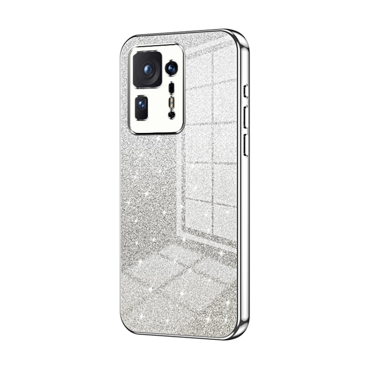 Gradient Glitter Powder Electroplated Phone Case, For Xiaomi Mix 4, For Xiaomi Mi 10S, For Xiaomi Mi 11 Ultra