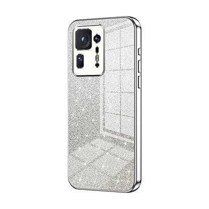 Gradient Glitter Powder Electroplated Phone Case, For Xiaomi Mix 4, For Xiaomi Mi 10S, For Xiaomi Mi 11 Ultra